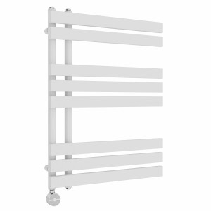 Koli 800 x 600mm White Thermostatic Touch Control Electric Heated Towel Rail