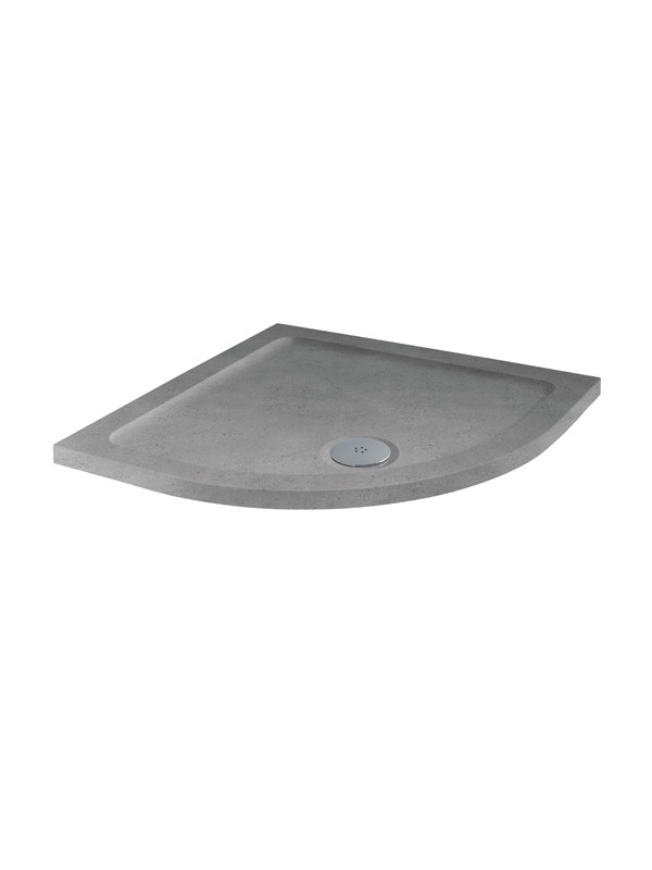 ABS Stone Quadrant 550mm Radius Shower Tray - Choice of Size & Colour