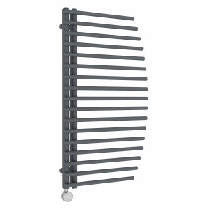Sigla 1000 x 550mm Anthracite Thermostatic Touch Control Electric Heated Towel Rail