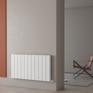 Carisa Angers Double 600 x 1095mm White Designer Aluminium Radiator