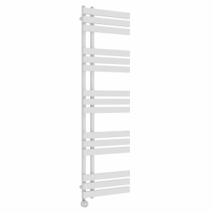Koli 1600 x 450mm White Thermostatic Touch Control Electric Heated Towel Rail