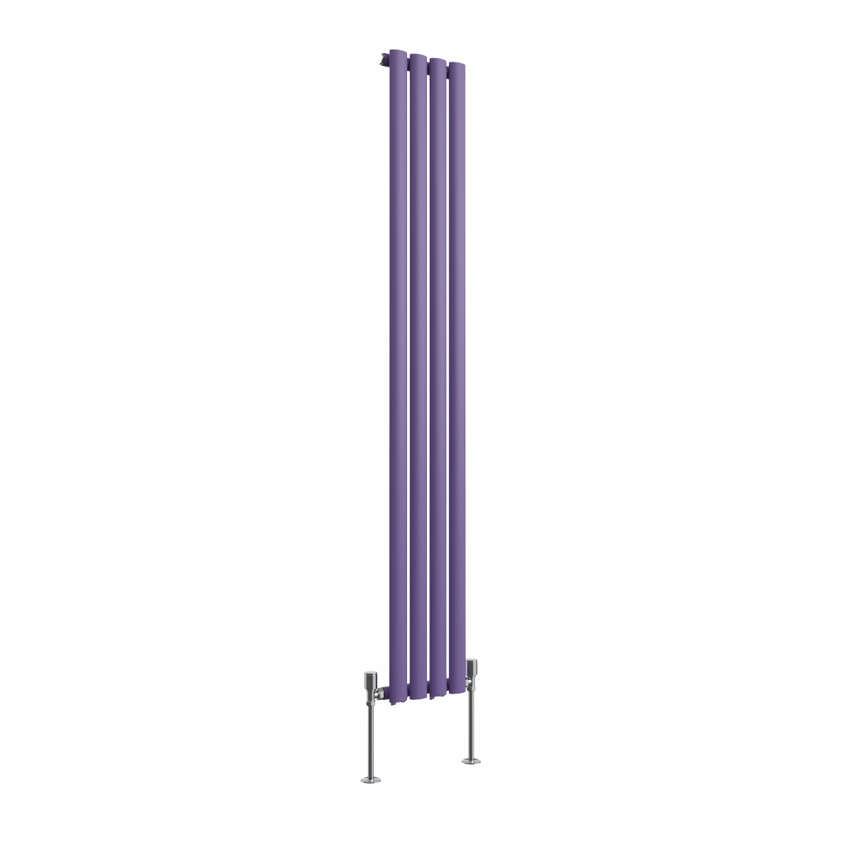 Norden Elegant Purple Oval Column Vertical Designer Radiator - Choice Of Sizes