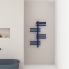 Carisa Unico 852 x 500mm Navy Blue Designer Aluminium Towel Rail