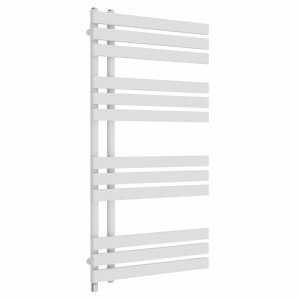 Koli 1200 x 600mm White Simple Electric Heated Towel Rail