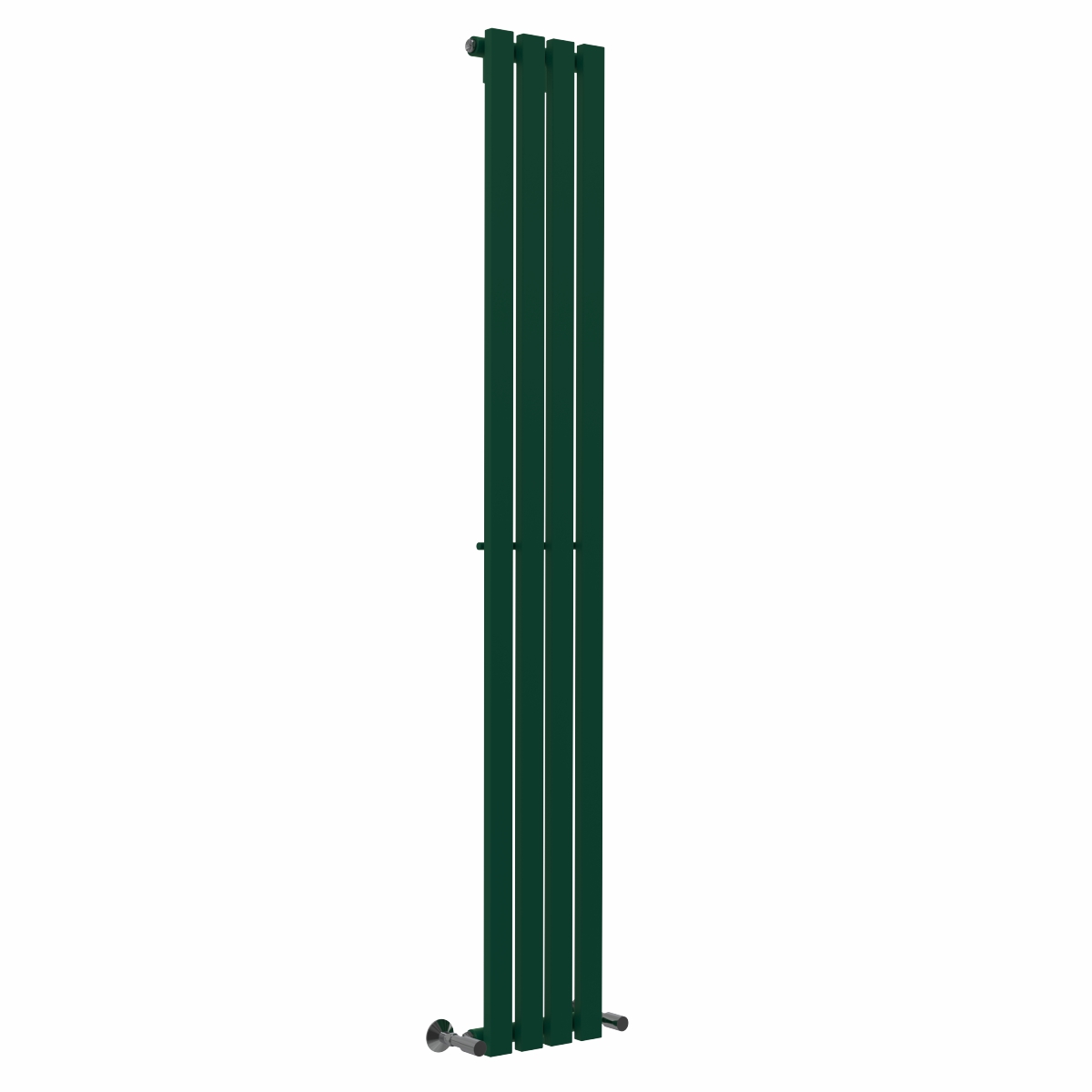 Lulea 1800 x 270mm Moss Green Single Flat Panel Vertical Designer Radiator