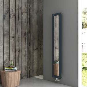Carisa Quadro 1610 x 280mm Anthracite Designer Aluminium Radiator