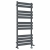 Juva 1200 x 500mm Dual Fuel Sand Grey Thermostatic Touch Control Wifi Electric Heated Towel Rail