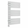 Kristiansund 824 x 500mm Chrome II Thermostatic Touch Control Electric Heated Towel Rail
