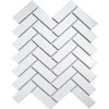 Pixel White Herringbone Matt 22x73  - 11.42sqm - 10 -Box Qty