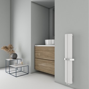 Carisa Nixie Bath Aluminium Designer Towel Radiator - Choice of Colour & Size