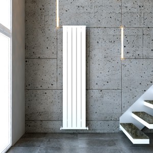 Carisa Mack 1800 x 395mm White Designer Aluminium Radiator
