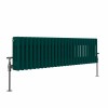 Bern 300 x 1190mm Blue Green Triple Horizontal Column Radiator