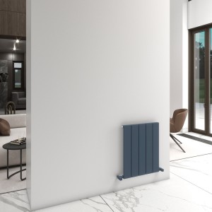 Carisa Angers 600 x 495mm Anthracite Designer Aluminium Radiator