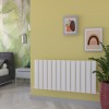 Carisa Step 600 x 1230mm White Designer Aluminium Radiator