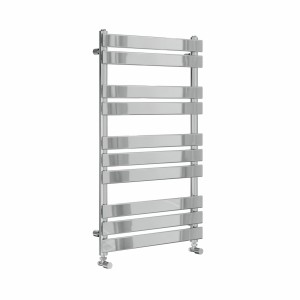 Juva 1000 x 600mm Chrome Flat Panel Heated Towel Rail