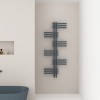 Carisa Unico 1296 x 500mm Anthracite Designer Aluminium Towel Rail