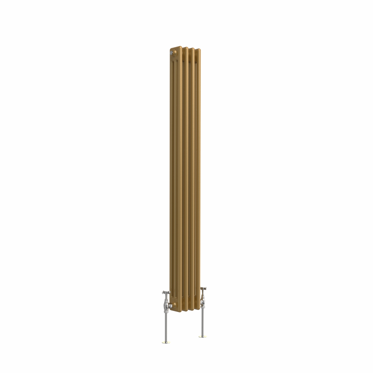 Bern 1500 x 200mm Metallic Gold Triple Vertical Column Radiator
