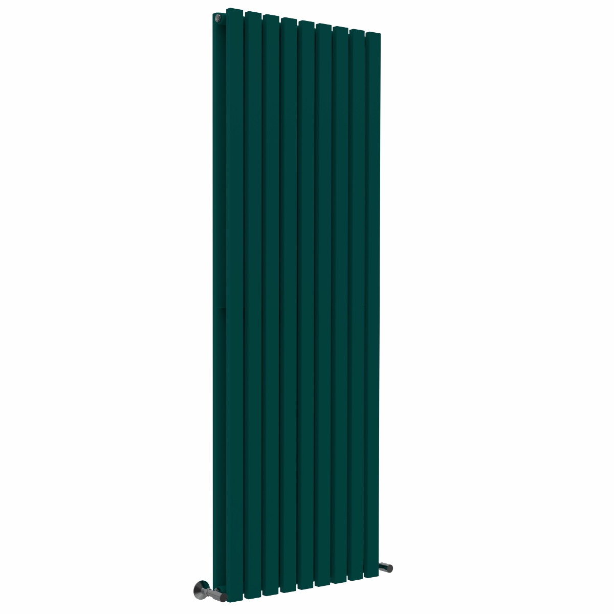 Lulea 1800 x 620mm Blue Green Double Flat Panel Vertical Designer Radiator