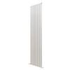 Carisa Elite 1800 x 445mm Traffic/Glossy White Designer Aluminium Radiator