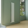 Carisa Plata 1800 x 350mm White Designer Aluminium Radiator