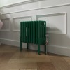Bern 300 x 425mm Traditional Moss Green Horizontal Four Column Radiator