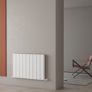 Carisa Angers Double 600 x 895mm White Designer Aluminium Radiator