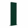 Lulea 1600 x 480mm Moss Green Double Flat Panel Vertical Designer Radiator