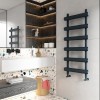 Carisa Moon 1200 x 500mm Anthracite Designer Aluminium Towel Rail