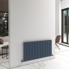 Carisa Angers 600 x 1095mm Anthracite Designer Aluminium Radiator