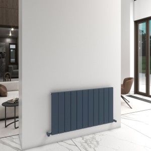 Carisa Angers 600 x 1095mm Anthracite Designer Aluminium Radiator