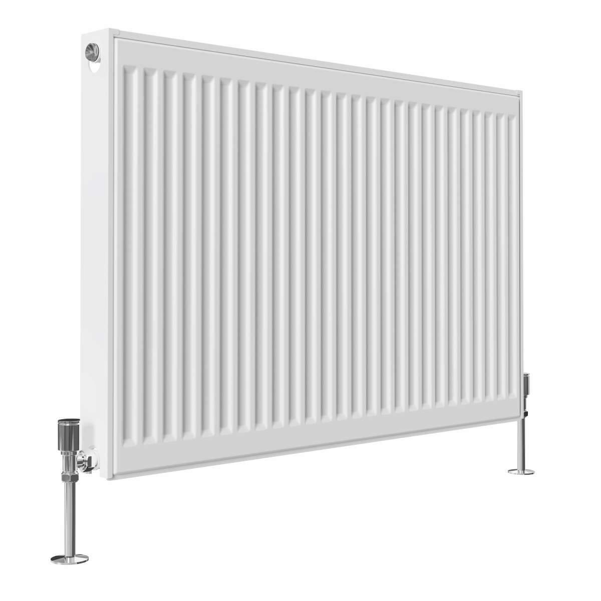 Type 11 H600 x W900 mm Compact Single Convector Radiator - White