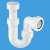 McAlpine ASA10 - Adjustable Inlet Tubular 'P' Trap White 32mm