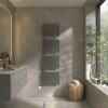 Kristiansund 1800 x 500mm Gunmetal Simple Electric Heated Towel Rail