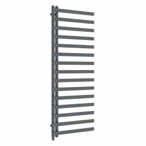 Kemi 1600 x 600mm Anthracite Simple Electric Heated Towel Rail