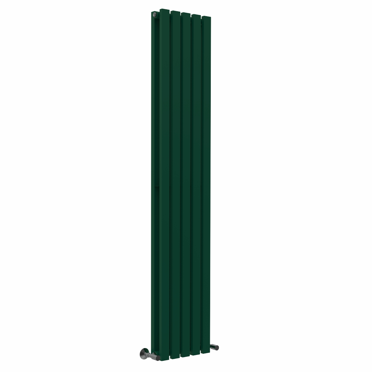 Lulea 1800 x 340mm Moss Green Double Flat Panel Vertical Designer Radiator