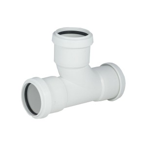 Waste Push Fit 32mm 90 Degree Tee White