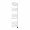 Bergen 1800 x 600mm Straight White Thermostatic Wifi Control Electric Heated Towel Rail
