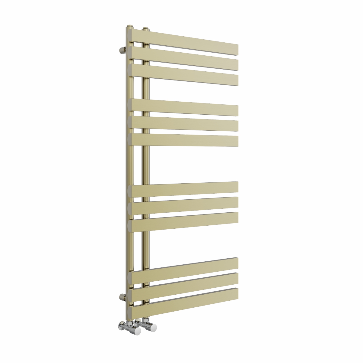 Koli 1200 x 600 Designer Towel Rail - Brushed Brass