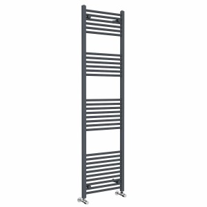 Bergen 1800 x 500mm Straight Anthracite Heated Towel Rail