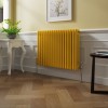 Bern 600 x 830mm Zinc Yellow Triple Column Horizontal Traditional Radiator