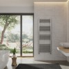 Bergen 1600 x 600mm Straight Chrome Heated Towel Rail