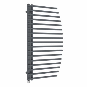 Sigla 1000 x 550mm Anthracite Simple Electric Heated Towel Rail