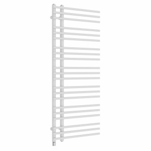 Solberg 1250 x 500mm White Simple Electric Towel Rail - 600W
