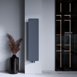 Carisa Croydon 1190 x 290mm Dark Grey Designer Steel Radiator