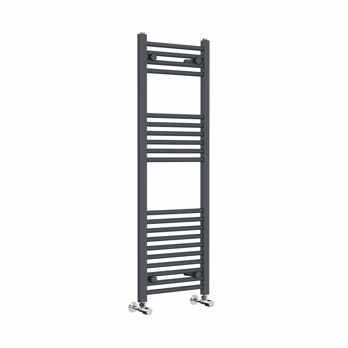 Bergen 1200 x 400mm Straight Anthracite Heated Towel Rail
