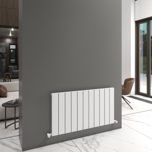 Carisa Angers 600 x 1095mm White Designer Aluminium Radiator