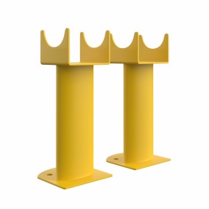 Norden Oval Column Radiator Feet - Zinc Yellow