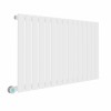 Karlstad 600 x 1022mm White Horizontal Flat Panel Wifi Electric Radiator - 1000W
