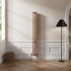 Bern 1800 x 200mm Metallic Bronze Triple Vertical Column Radiator