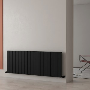 Carisa Nemo 600 x 1610mm Black Designer Aluminium Radiator